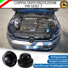 COPPIA TAPPO COPRIFARO CUFFIA IN GOMMA VW GOLF 7 ANABBAGLIANTI LED E XENO