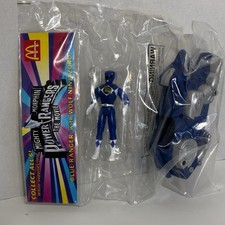 McDonald’s Mighty Morphin Power Rangers Blue Ranger Wolf Ninjazord 1995 giocattolo nuovo con scatola 