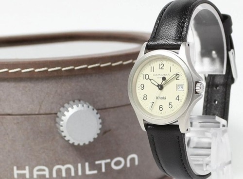 Hamilton khaki quartz watch - khaki,