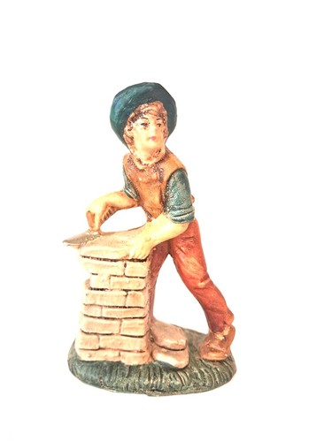 Statua presepe cartapesta 10cm - presepe,