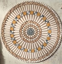 Rosone mosaico anticato per - rosone,