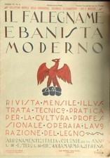 IL FALEGNAME EBANISTA MODERNO 9/SETTEMBRE 1926 AA.VV. ARS NOVA 1926  SPILLATO