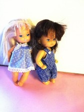 BARBIE MATTEL BABY HEART FAMILY SISTER POUPEE BAMBOLA DOLL CON ABITI 