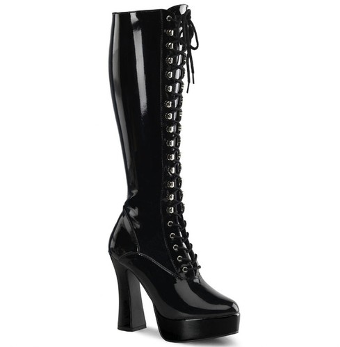 Stivali pleaser nero lucido - stivali,