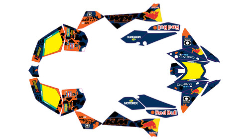 Adhesivos para quad ktm - para, xc