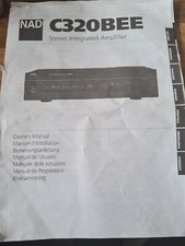 Nad C320bee manuale del