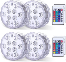4 Luces Para Piscinas RGB Led
