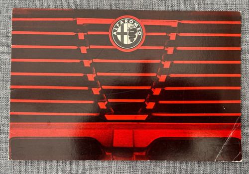 Alfa romeo vintage brochure - romeo,