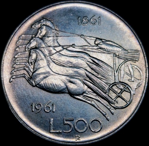 500 lire 1961 rome - 500,