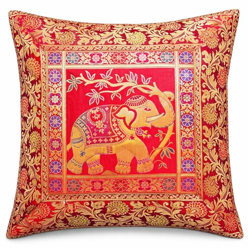 Copricuscino elefante broccato