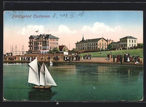 Cuxhaven bacino acqua con - d'acqua,