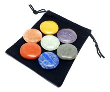 Crystal 7 Chakra Palm Set