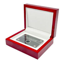 Astuccio legno laccato lucido blister scatola blister rivetti diamanti RADICA