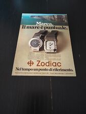 1978 ZODIAC WATCH OROLOGIO VINTAGE AD PUBBLICITA
