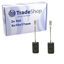 2 spazzole carbone 6x10x17 mm