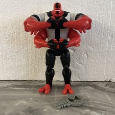 Ben 10 Ten FOUR ARMS with KEY con Chiave Action Figure Bandai Dueperdue Grande