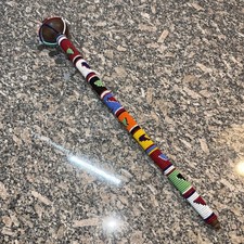 Maasai Rungu Beaded Wooden