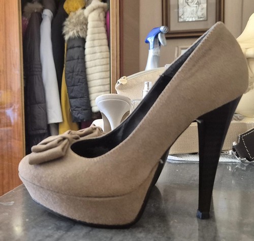 Scarpe tacco beige - scarpe, 12