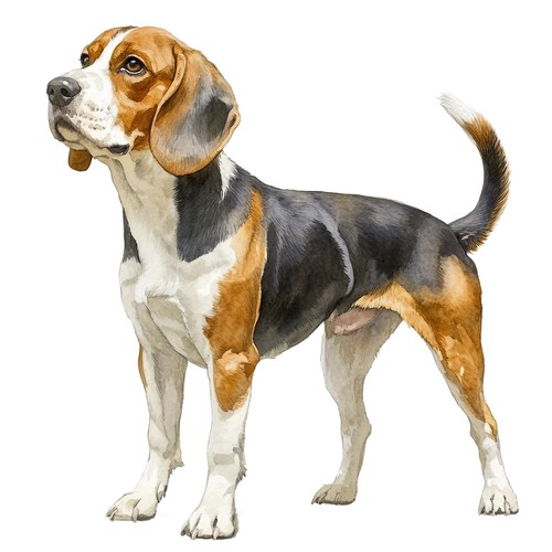 Adesivi beagle auto - 6,