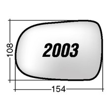 Vetro SPECCHIO RETROVISORE