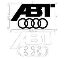 STICKERS AUDI ABT /FUN/ SPORT