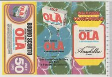 OLA' detersivo / annabella Pavia 1973 buono sconto concorso