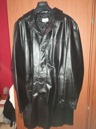 Cappotto vera pelle nero - cappotto,