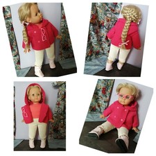 "GRETA PATTINATRICE" MARCHIO TEDESCO ZAPF CM.45 ABITI FATTI A MANO