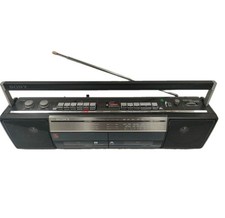 SONY CFS-W301L Boombox Ghettoblaster Radio Registratore Deck double cassette 