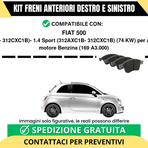 Pastiglie freno anteriori per - anteriori,