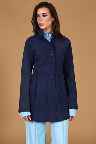 Trench vera pelle scamosciato - pelle,