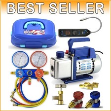 Kit utensili HVAC 4,5cfm con pompa a vuoto e accessori completi per test AC