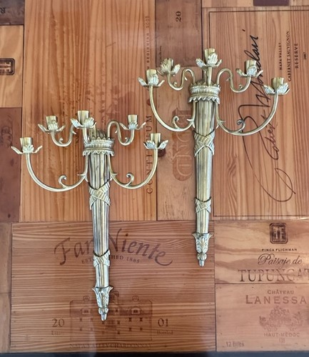 Coppia candelabri applique - coppia, di