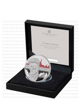George Michael silver coin