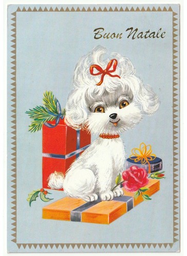 1970 cartolina buon natale - 1970,
