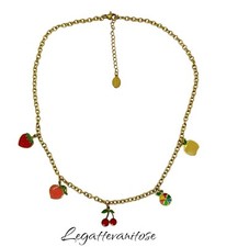 Collana Donna Acciaio Dorato