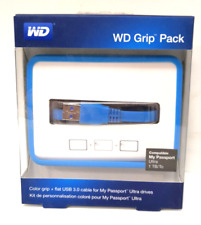 WD Grip Pack USB 3.0 Cavo Disco Rigido Esterno per My Passport Ultra 1 TB, Blu