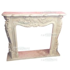 Cornice di Camino in marmo