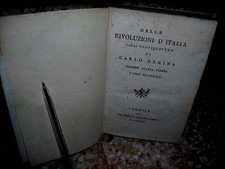 LIBRO ANTICO RIVOLUZIONI