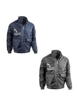 Giubbino Giubbotto Uomo da Lavoro in Poliestere Invernale con Maniche Staccabili