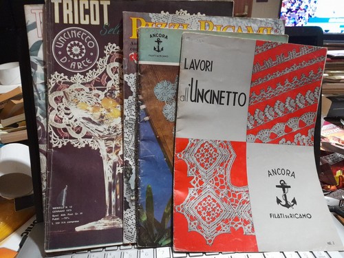 Lotto riviste uncinetto - lotto,