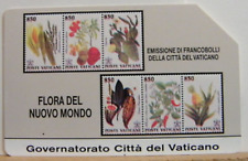 4/100) VATICANO FRANCOBOLLI FLORA NUOVO MONDO C&C 6002 G VA2