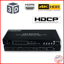 Switch HDMI 4K Splitter ULTRA HD Sdoppiatore TECHLY TV Decoder con telecomando