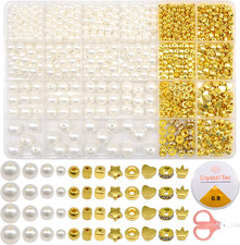 980 Perline per Braccialetti Monocromatiche Con Kit Creazione Gioielli, Set Fai 