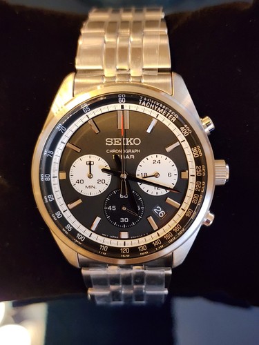 Seiko chronograph panda - seiko,
