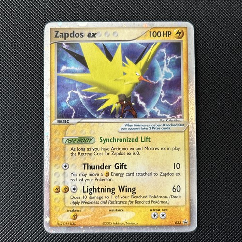 Zapdos nintendo promos - ex, holo