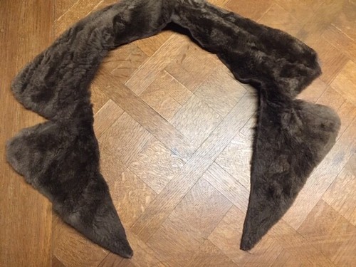 Collo vera pelliccia - in,