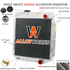 3 Rangées Aluminium Radiateur