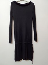 Abito longuette nero maniche