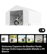 gazebo Moto  3x3 Con Struttura